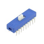 Comutator glisant Augat ASE62, 2 pozitii, 253236