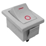 Intrerupator simplu, ON-OFF, 6A, 250V, 2 pozitii - 120340