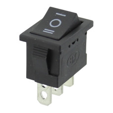 Intrerupator simplu, ON-OFF-ON, 6A, 250V, 3 pozitii, 120372