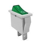 Intrerupator ON-OFF, 15A, 250V, verde, 2 pozitii, cu bec, 120454 Intrerupator ON-OFF, 15A, 250V, verde, 2 pozitii, cu bec, 120454
