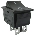 Comutator dublu, ON-OFF, 6A, 250V, 2 pozitii - 120542