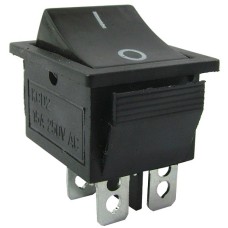 Comutator dublu, ON-OFF, 6A, 250V, 2 pozitii - 120542