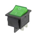 Intrerupator ON-OFF, 15A, 250V, verde, 120544 Intrerupator ON-OFF, 15A, 250V, verde, 120544
