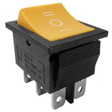 Comutator dublu, ON-OFF-ON, 15A, 250V, 3 pozitii - 120577