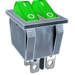 Intrerupator dublu, ON-OFF, 15A, 250V, 2 pozitii - 120582 Intrerupator dublu, ON-OFF, 15A, 250V, 2 pozitii - 120582