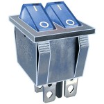 Intrerupator dublu, ON-OFF, 15A, 250V, cu bec, 2 pozitii - 120605 Intrerupator dublu, ON-OFF, 15A, 250V, cu bec, 2 pozitii - 120605
