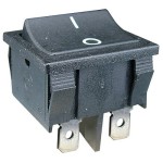 Intrerupator simplu ON-OFF, 6A, 250V, 2 pozitii - 120752 Intrerupator simplu ON-OFF, 6A, 250V, 2 pozitii - 120752