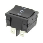 Comutator dublu, ON-OFF-ON, 10A, 250V, 3 pozitii, 120762 Comutator dublu, ON-OFF-ON, 10A, 250V, 3 pozitii, 120762