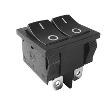 Intrerupator dublu ON-OFF, 6A, 250V, 2 pozitii - 120792
