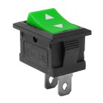 Intrerupator ON-OFF, 6A, 250V, 26x21x15mm, verde, 170125 Intrerupator ON-OFF, 6A, 250V, 26x21x15mm, verde, 170125