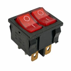 Intrerupator dublu, cu bec, ON-OFF, 6A, 250V, 26x21x24mm, 170183 Intrerupator dublu, cu bec, ON-OFF, 6A, 250V, 26x21x24mm, 170183