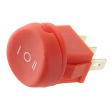 Comutator simplu, ON-OFF-ON, 6A, 250V, 3 pozitii, rosu, 170444 Comutator simplu, ON-OFF-ON, 6A, 250V, 3 pozitii, rosu, 170444
