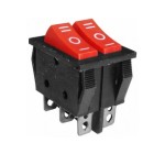 Comutator dublu, ON-OFF-ON, 15A, 250V, 37x31x25mm - 170754 Comutator dublu, ON-OFF-ON, 15A, 250V, 37x31x25mm - 170754