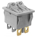 Intrerupator dublu, ON-OFF, 16A, 250V, cu bec, 2 pozitii, 170794 Intrerupator dublu, ON-OFF, 16A, 250V, cu bec, 2 pozitii, 170794