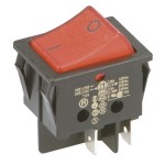 Intrerupator Rocker 22X30mm,16A/250V, 365229522, cu bec - 327654 Intrerupator Rocker 22X30mm,16A/250V, 365229522, cu bec - 327654