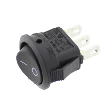 Intrerupator rotund, 3 pini, 3A, 250VAC, L100896