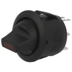Intrerupator OFF-ON, 2 pozitii, SPST, BULGIN, R13112LPBR1, T234463 Intrerupator OFF-ON, 2 pozitii, SPST, BULGIN, R13112LPBR1, T234463