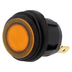 Intrerupator OFF-ON, 2 pozitii, SPST, SCI, R13-112B8W-02-BYNN-0A-N2, T234606