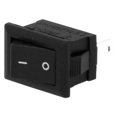 Intrerupator OFF-ON, 2 pozitii, SPST, NINIGI, RSSM1011C3BK, T234738