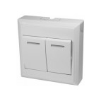 Intrerupator dublu, fixare pe perete, PT - 111856 Intrerupator dublu, fixare pe perete, PT - 111856