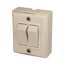 Intrerupator dublu, 250V, 10A, 130506 Intrerupator dublu, 250V, 10A, 130506