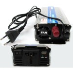 Invertor de tensiune, 12V - 220V AC, 600W, cu incarcare baterie - 201078