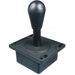 Joystick 4 pozitii, 2 perechi de contacte, fara retinere - 125073 Joystick 4 pozitii, 2 perechi de contacte, fara retinere - 125073