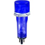 Indicator cu bec, 220V, 8x34mm, albastru - 124803 Indicator cu bec, 220V, 8x34mm, albastru - 124803