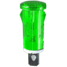 Indicator cu bec, 220V, 12x38mm, verde - 124818 Indicator cu bec, 220V, 12x38mm, verde - 124818