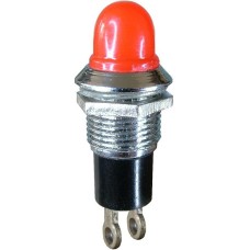 Indicator cu bec, 6,3V, 13x27mm, rosu - 124820