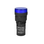 Indicator cu bec, 220V, 15x41mm, albastru - 124852 Indicator cu bec, 220V, 15x41mm, albastru - 124852