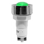 Indicator cu LED, 12V, 44x22mm, verde, 167119 Indicator cu LED, 12V, 44x22mm, verde, 167119