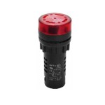 Lampa de control, 220V, 67x29 mm, rosu, cu buzzer - 167160 Lampa de control, 220V, 67x29 mm, rosu, cu buzzer - 167160