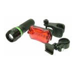 Lanterna cu 1 LED CREE si stop, pentru biciclete, focalizare rotativa - 113348 Lanterna cu 1 LED CREE si stop, pentru biciclete, focalizare rotativa - 113348