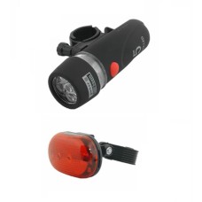 Set lumini bicicleta, lanterna si stop - 200371