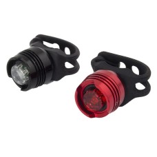 Set lumini bicicleta, fata, spate, 402909