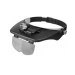 Lupa cu iluminare, fixare pe cap - 109383 Lupa cu iluminare, fixare pe cap - 109383