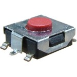 Intrerupator 6x6mm, inaltime 3mm, SMT, 124205 Intrerupator 6x6mm, inaltime 3mm, SMT, 124205