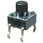 Push buton 6x6mm, inaltime 9mm - 124309