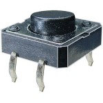 Intrerupator 12x12mm, inaltime 5mm, 124401 Intrerupator 12x12mm, inaltime 5mm, 124401