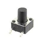 Microintrerupator, 6x6mm, OFF-(ON), SPST-NO, SCHURTER, 1301.9318, T156395