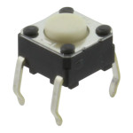 Microintrerupator, 6x6mm, OFF-(ON), SPST-NO, OMRON OCB, B3F-1000, T156468