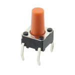 Microintrerupator, 6x6mm, OFF-(ON), SPST-NO, OMRON OCB, B3F-1075, T156485