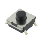 Microintrerupator, 6x6mm, OFF-(ON), SPST-NO, OMRON OCB, B3FS-1010, T156525