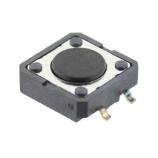 Microintrerupator, 12x12mm, OFF-(ON), SPST-NO, OMRON OCB, B3FS-4002P, T156534