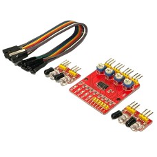 Modul senzor de urmarire linie, 4 canale IR (Line Following), HW-096-A, 103744