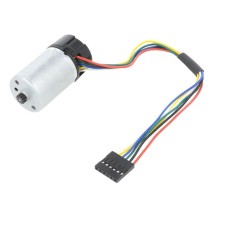 Motor DC, 6V DC, 6.5A, POLOLU, HP 6V MOTOR 48 CPR ENCODER 25D METAL GEA, T154333 Motor DC, 6V DC, 6.5A, POLOLU, HP 6V MOTOR 48 CPR ENCODER 25D METAL GEA, T154333