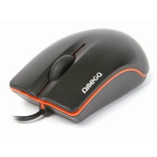 Mouse optic, negru-portocaliu, Omega OM231 - 401155