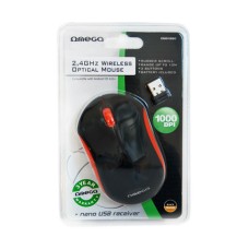 Mouse optic wireless, 1000DPI, OM418, Omega - 401197