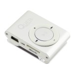 MP3 player argintiu, slot microSD, Quer - 400424